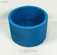 Пенобокс для цветов - круглый 16*15*10см., Россия