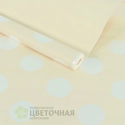 Пленка - "Жемчужная Царь Горох тон."2-х сторон. 60см*200гр., Россия